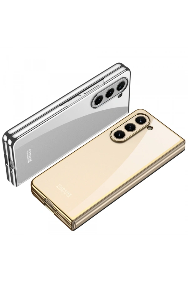 Galaxy Z Fold 5 Kılıf Zore Full Camlı Kıpta Kapak