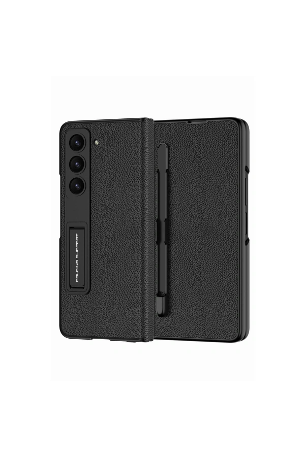 Galaxy Z Fold 5 Kılıf Zore Kalem Bölmeli Droga Kapak