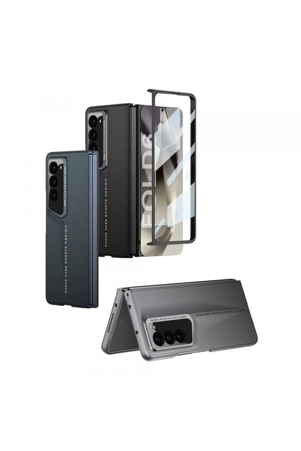 Galaxy Z Fold 6 Kılıf Ultra İnce Kamera Korumalı Sert Rubber Zore Procase Kapak