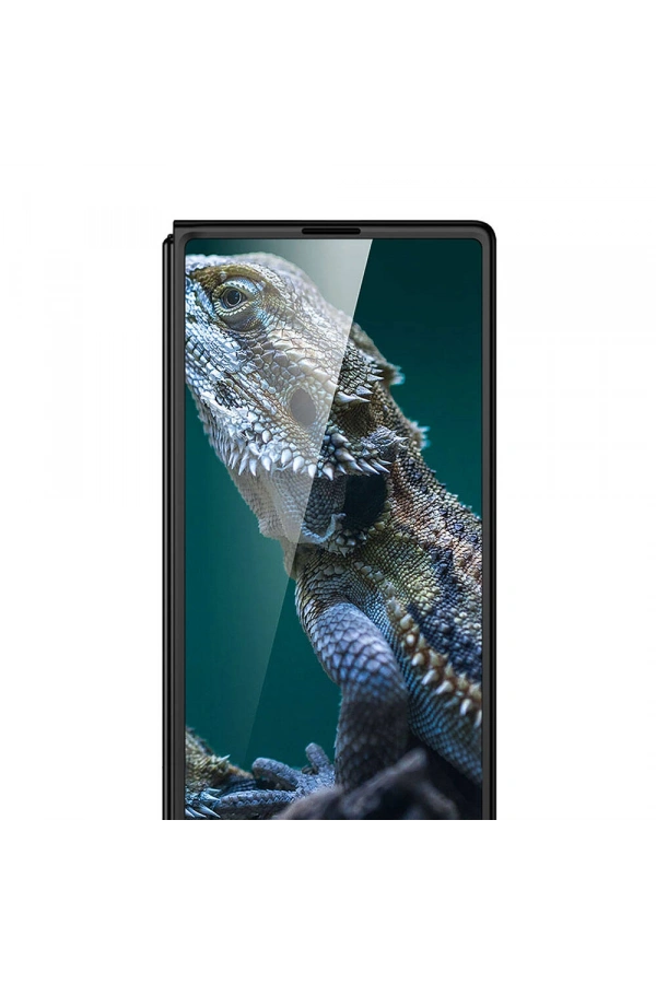 Galaxy Z Fold 6 Kılıf Zore Full Camlı Kıpta Kapak