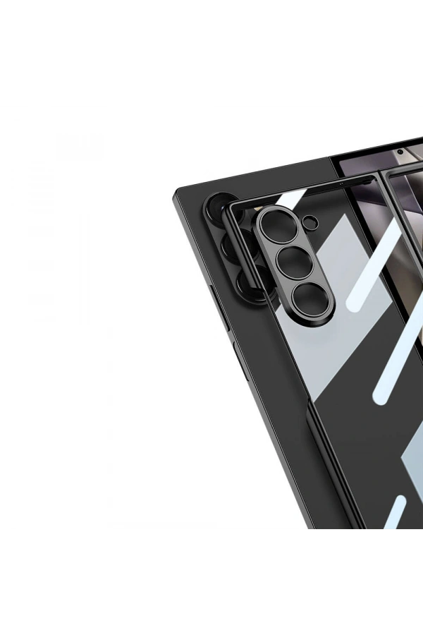 Galaxy Z Fold 6 Kılıf Zore Full Camlı Kıpta Kapak