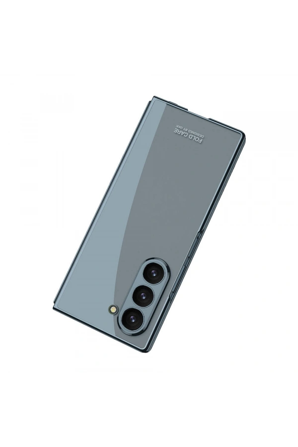 Galaxy Z Fold 6 Kılıf Zore Full Camlı Kıpta Kapak