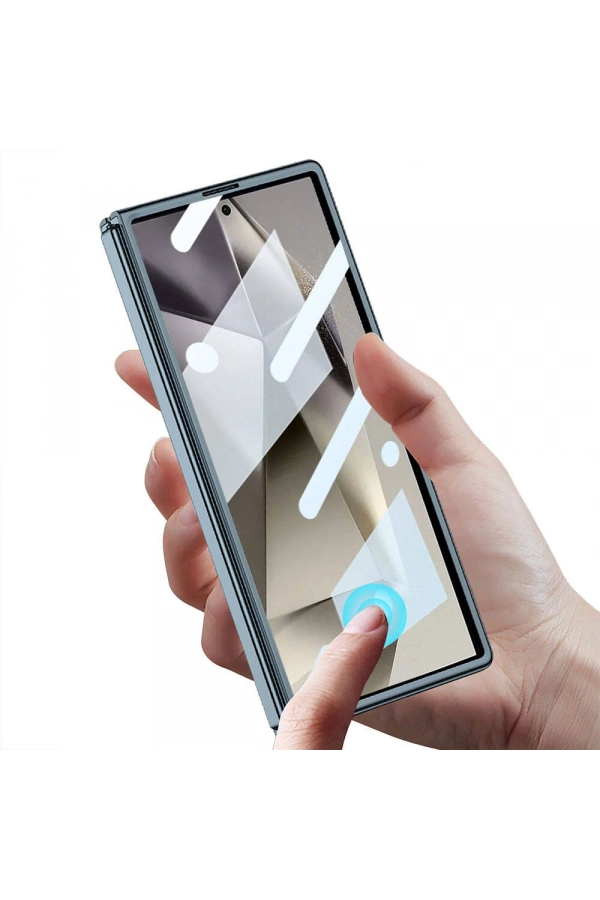 Galaxy Z Fold 6 Kılıf Zore Full Camlı Kıpta Kapak
