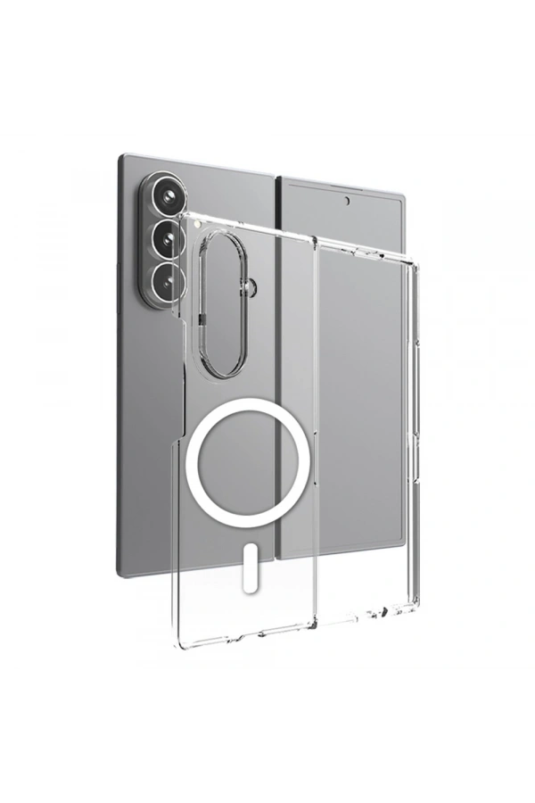 Galaxy Z Fold 7 Kılıf Kamera Korumalı M-safe Sert PC Zore Porto Kapak