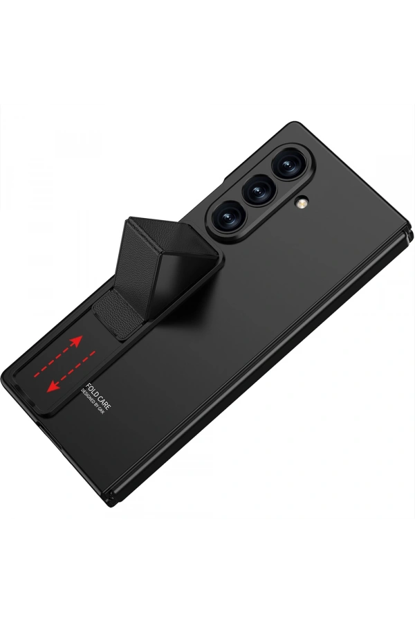 Galaxy Z Fold 7 Kılıf Standlı Zore Kıpta Qstand Kapak