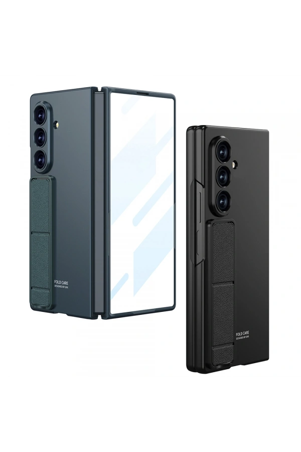 Galaxy Z Fold 7 Kılıf Standlı Zore Kıpta Qstand Kapak