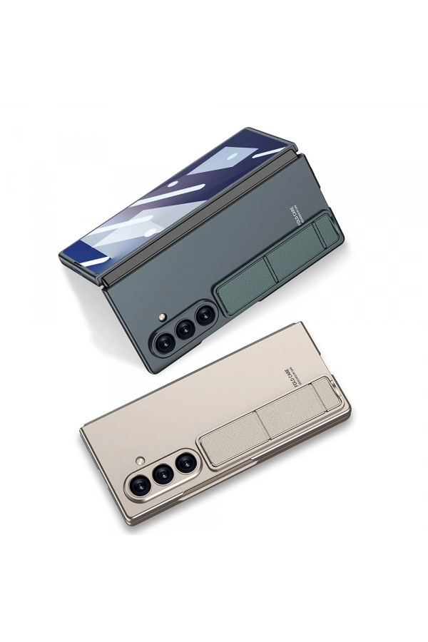 Galaxy Z Fold 7 Kılıf Standlı Zore Kıpta Qstand Kapak