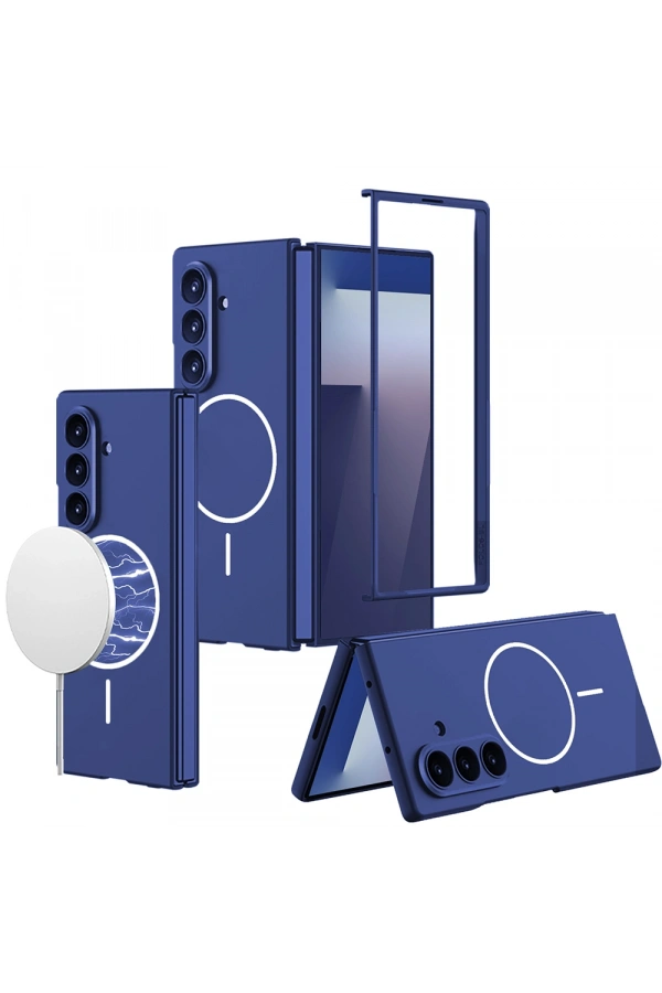 Galaxy Z Fold 7 Kılıf Wireless Şarj Özellikli Zore Kıpta M-safe Kapak