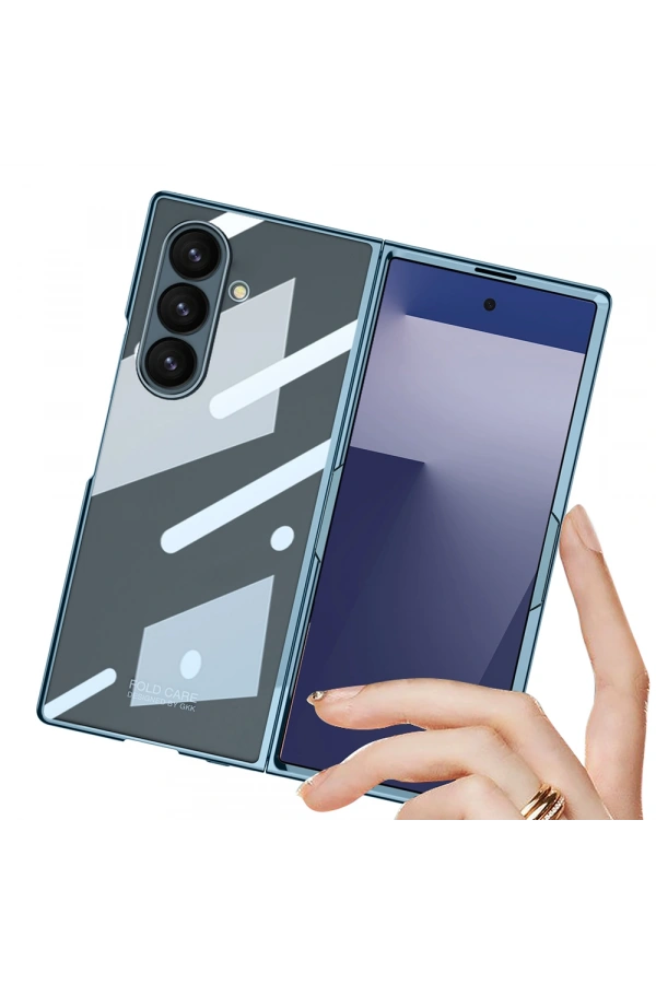 Galaxy Z Fold 7 Kılıf Zore Full Camlı Kıpta Kapak