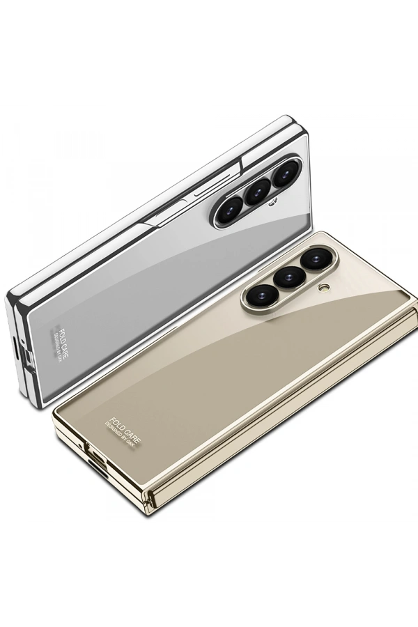 Galaxy Z Fold 7 Kılıf Zore Full Camlı Kıpta Kapak