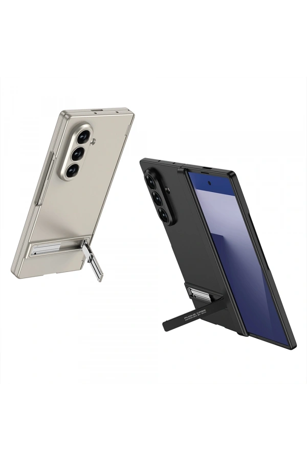 Galaxy Z Fold 7 Kılıf Zore Kıpta Standlı Kapak