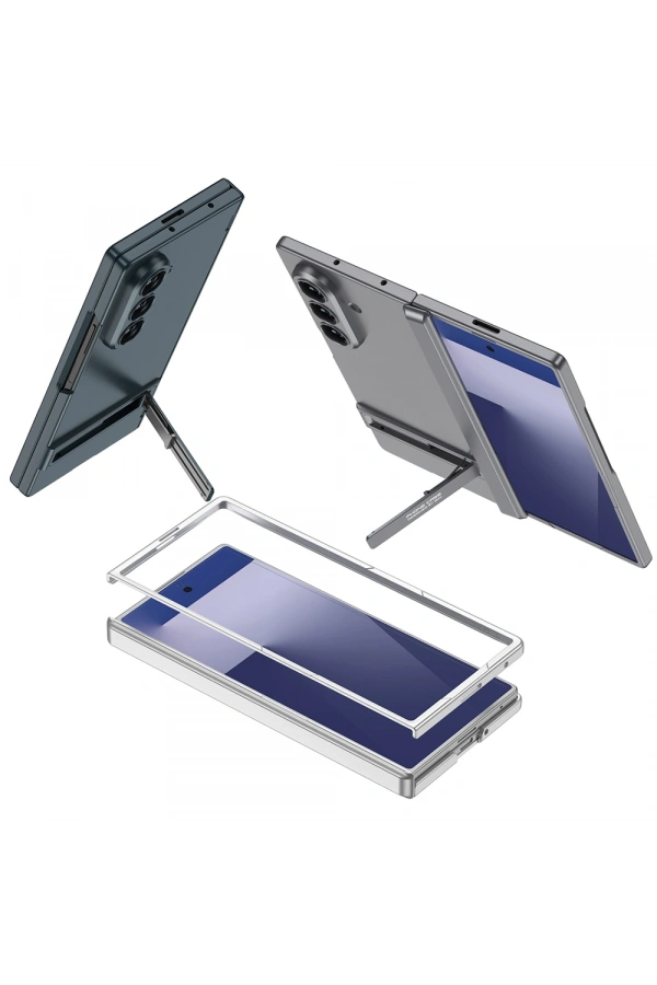Galaxy Z Fold 7 Kılıf Zore Kıpta Standlı Kapak