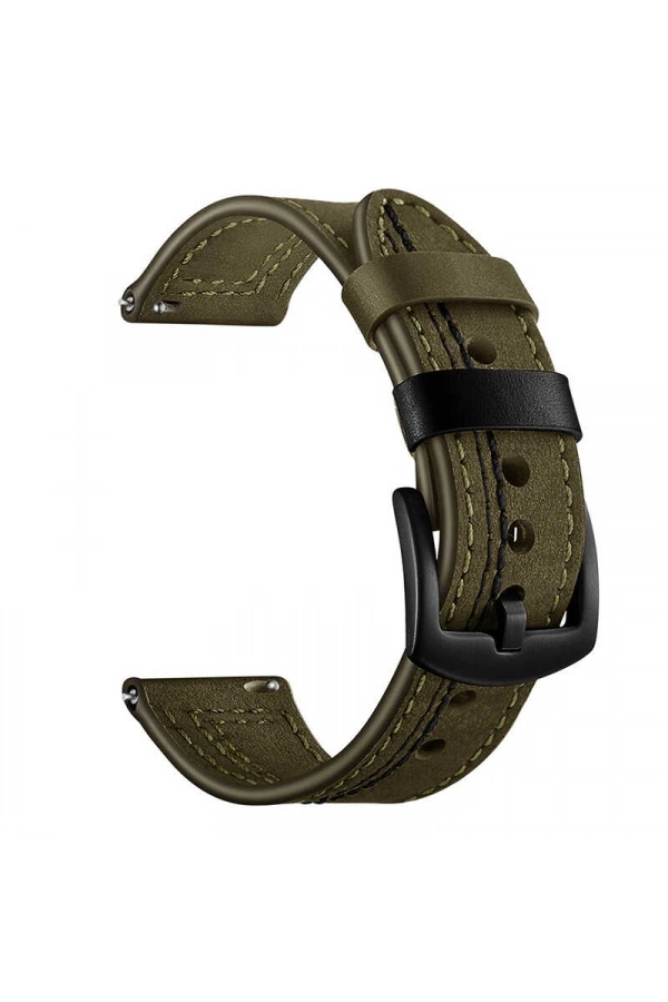 Gear S3 (22mm) KRD-19 Deri Kordon