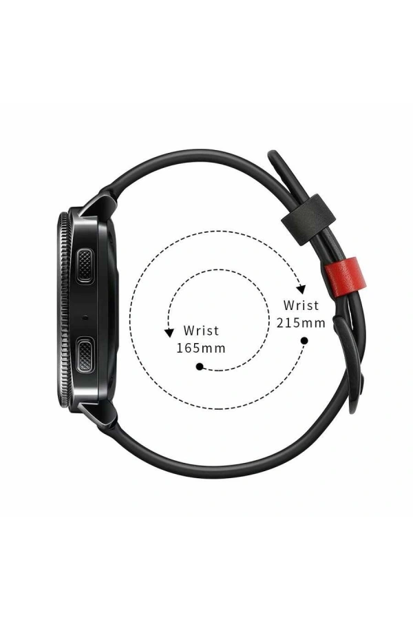 Gear S3 (22mm) KRD-19 Deri Kordon
