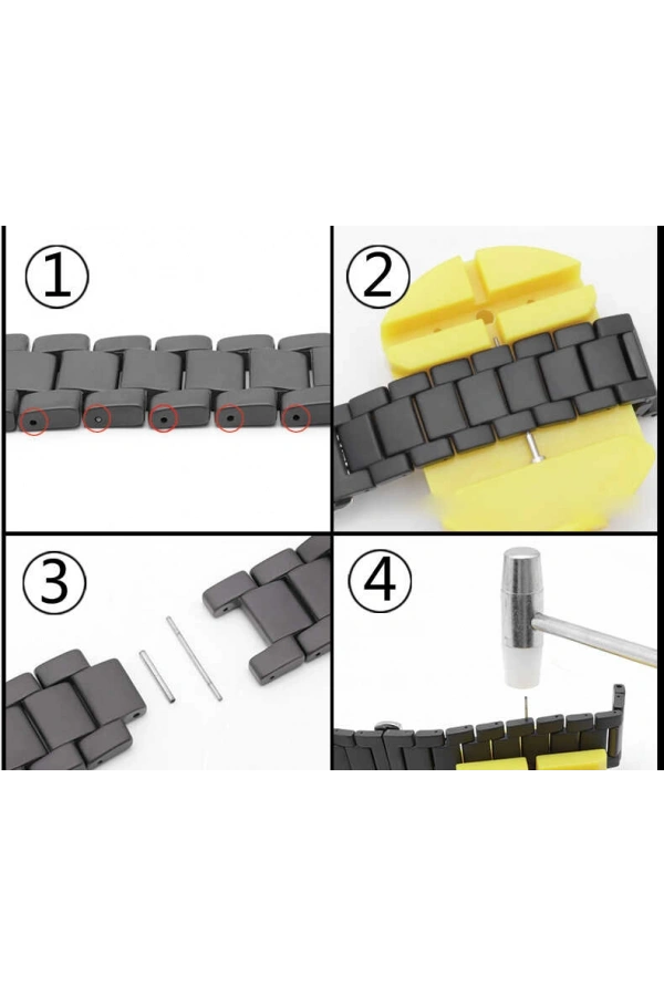 Gear S3 (22mm) Mat Seramik Metal Kordon