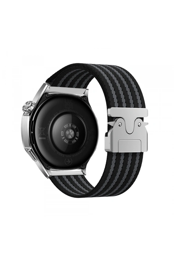 Gear S3 Zore KRD-133 22mm Naylon Kumaş Hasır Örgülü Kordon