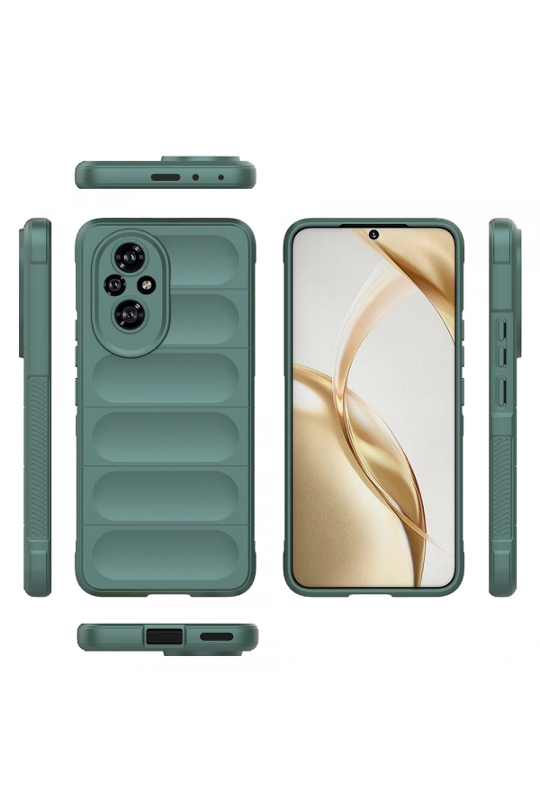 Honor 200 Kılıf Esnek TPU Oyuklu Arka Yüzey Tasarımlı Zore Etnik Silikon Kapak