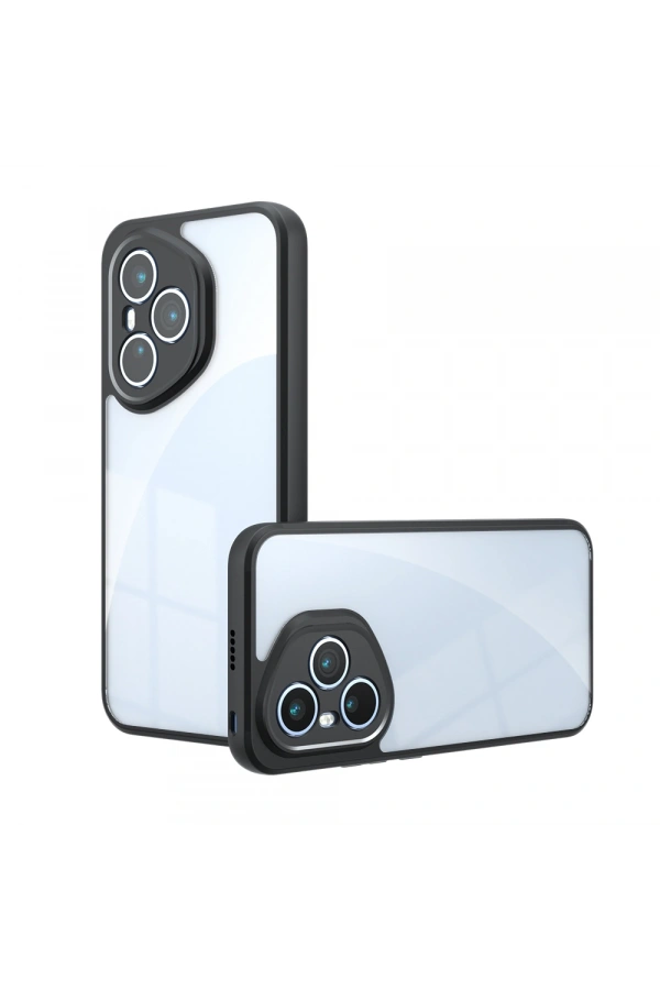 Honor 400 Pro Kılıf Kamera Korumalı Şeffaf Arka Yüzey Zore New Roll Kapak