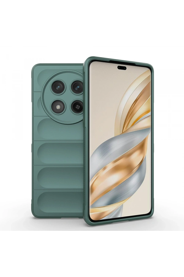 Honor Magic 7 Lite Kılıf Esnek TPU Oyuklu Arka Yüzey Tasarımlı Zore Etnik Silikon Kapak
