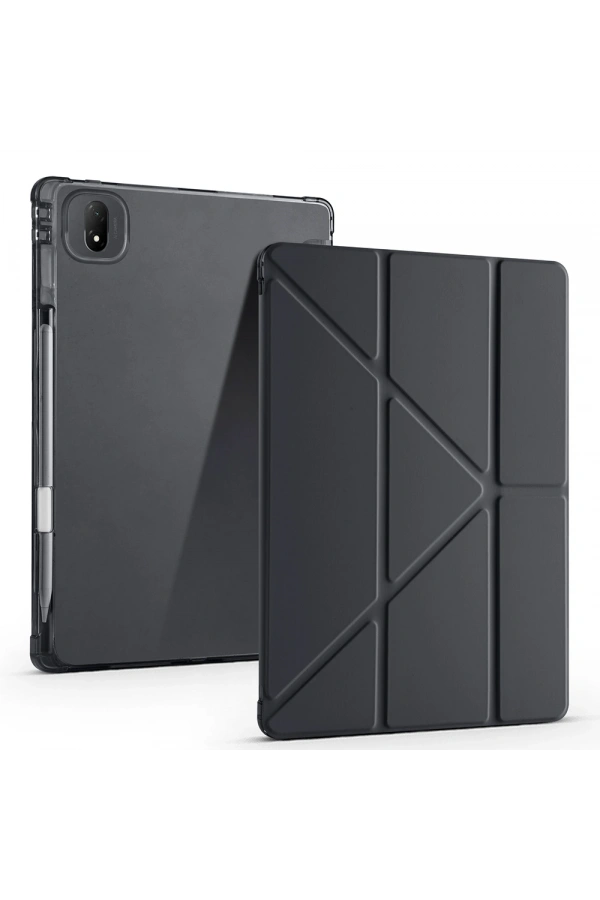 Honor MagicPad 2 Kılıf Zore Tri Folding Kalem Bölmeli Standlı Kılıf