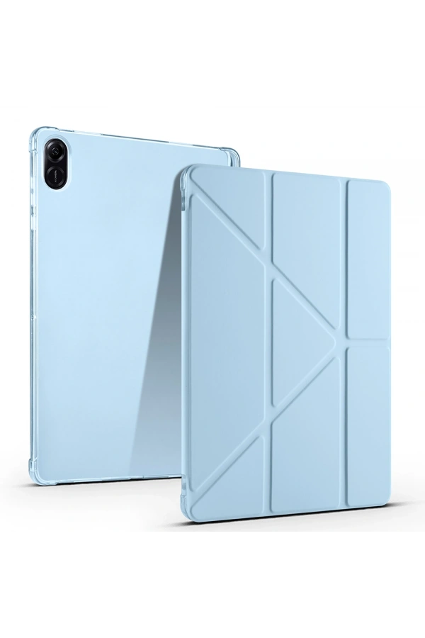 Honor Pad X8A Kılıf Zore Tri Folding Kalem Bölmeli Standlı Kılıf