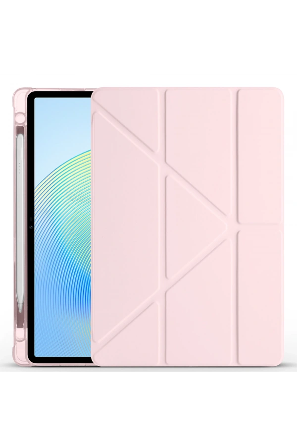 Honor Pad X8A Kılıf Zore Tri Folding Kalem Bölmeli Standlı Kılıf