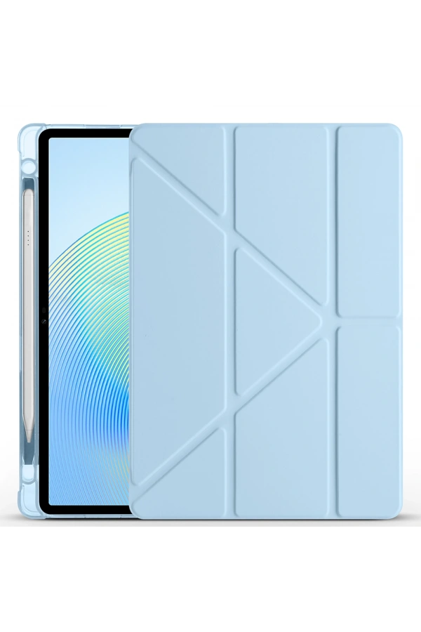 Honor Pad X8A Kılıf Zore Tri Folding Kalem Bölmeli Standlı Kılıf