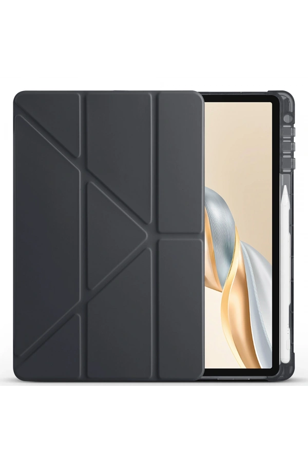 Honor Pad X9 Pro Kılıf Zore Tri Folding Kalem Bölmeli Standlı Kılıf