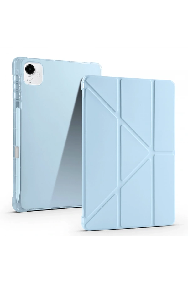 Honor Pad X9A Kılıf Zore Tri Folding Kalem Bölmeli Standlı Kılıf