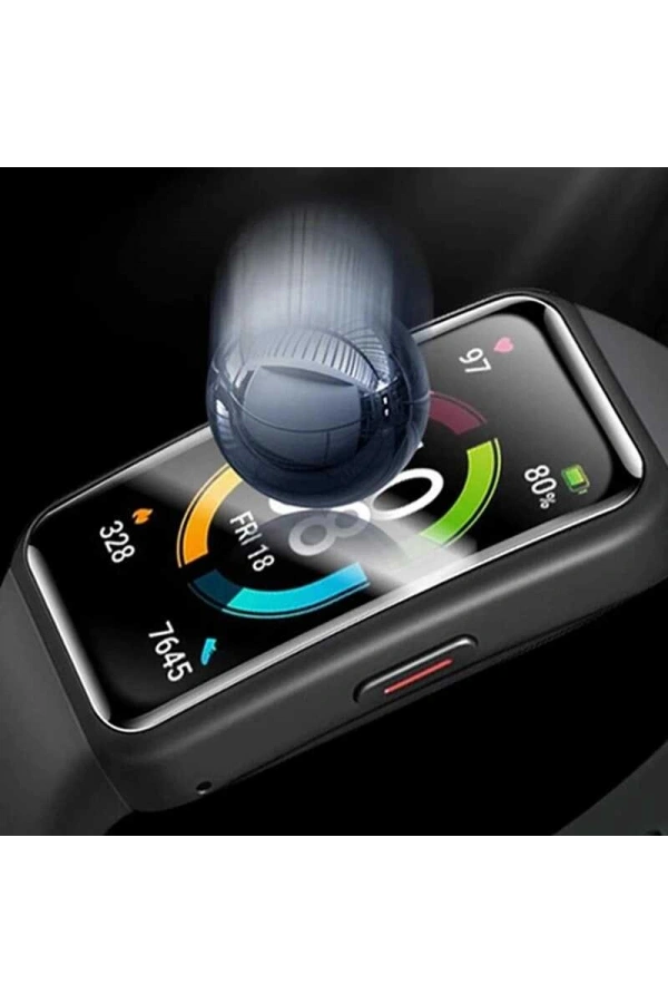 Huawei Band 6 Zore PMMA Pet Saat Ekran Koruyucu