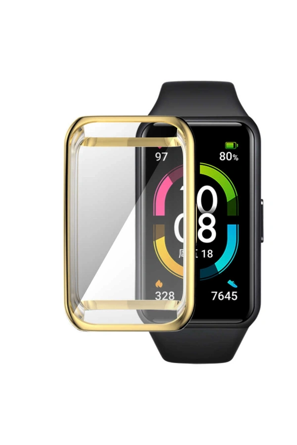 Huawei Band 6 Zore Watch Gard 09 Koruyucu Silikon