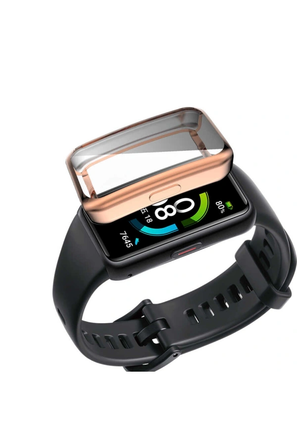 Huawei Band 7 Zore Watch Gard 09 Koruyucu Silikon