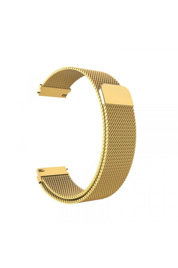 Huawei GT4 41mm Zore KRD-01 18mm Metal Hasır Kordon