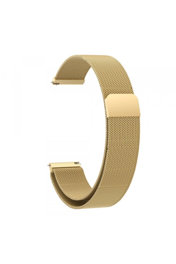 Huawei GT4 41mm Zore KRD-01 18mm Metal Hasır Kordon