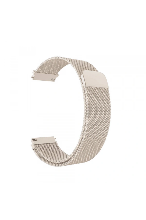 Huawei GT4 41mm Zore KRD-01 18mm Metal Hasır Kordon