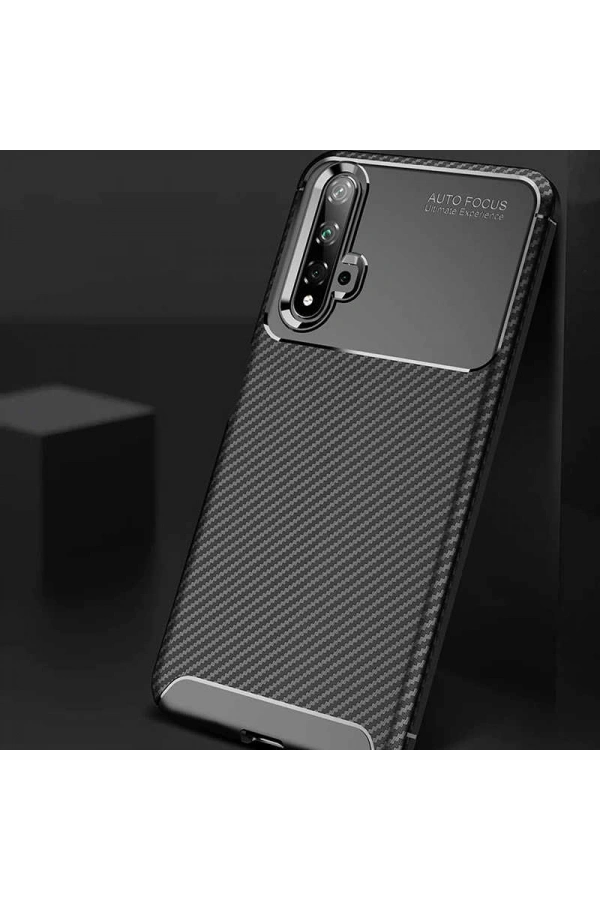 Huawei Honor 20 Kılıf Zore Negro Silikon Kapak