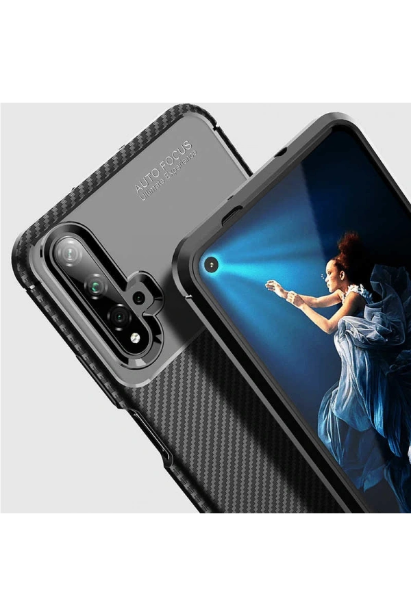 Huawei Honor 20 Kılıf Zore Negro Silikon Kapak