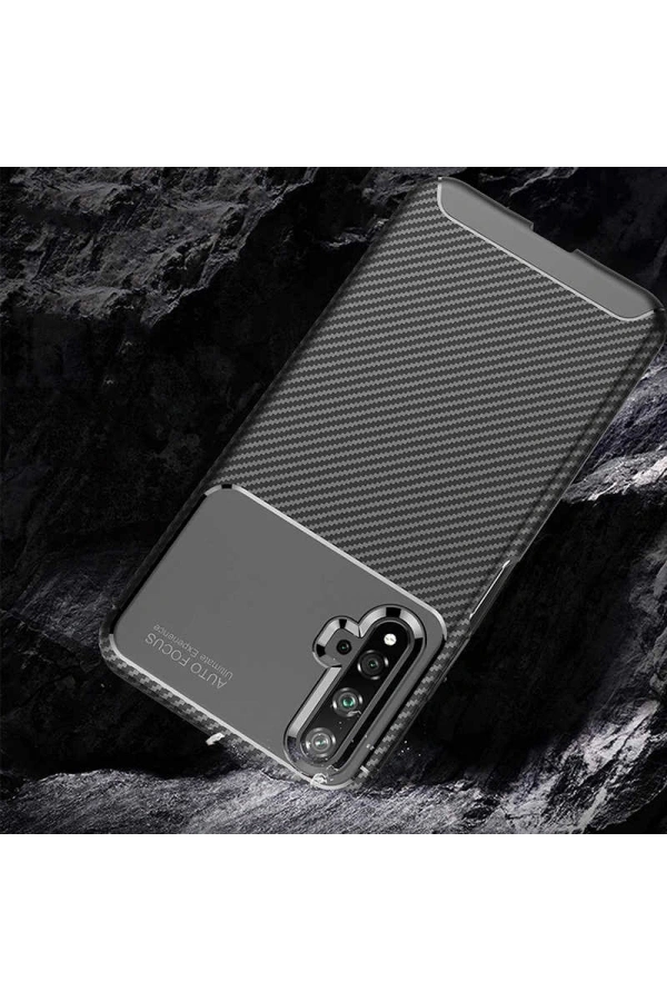 Huawei Honor 20 Kılıf Zore Negro Silikon Kapak