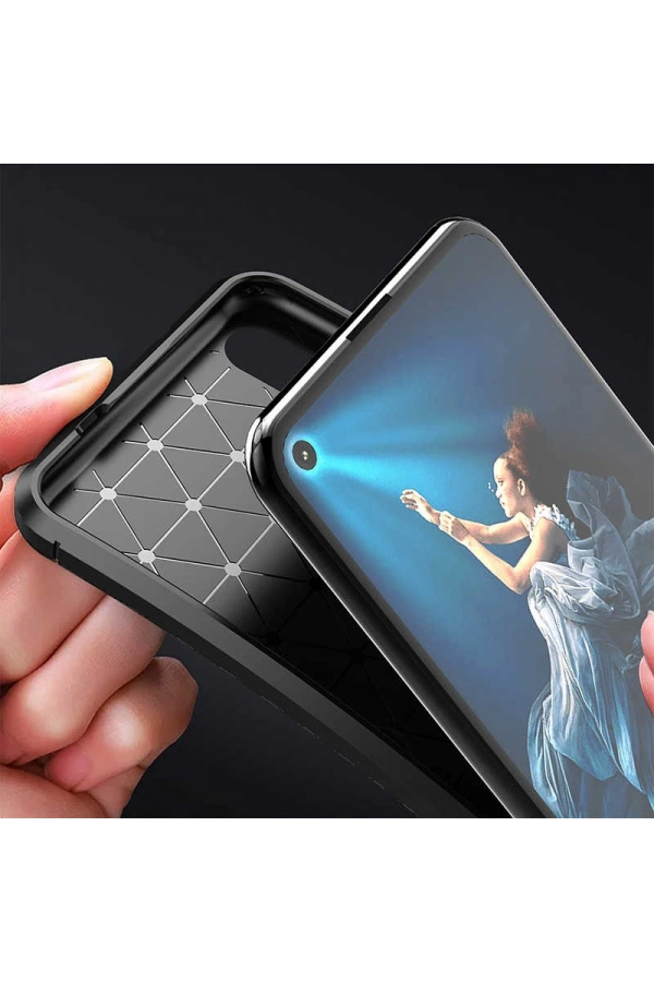 Huawei Honor 20 Kılıf Zore Negro Silikon Kapak