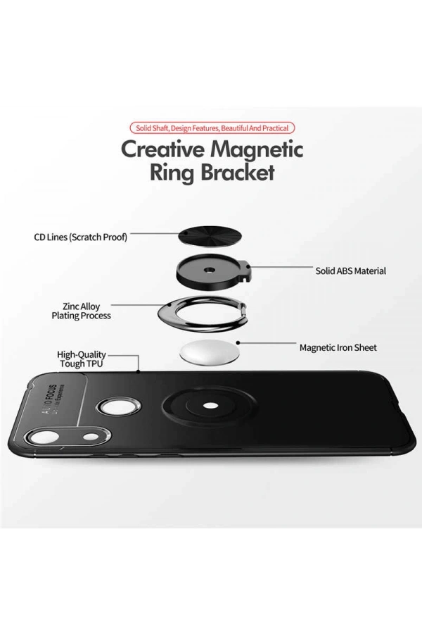 Huawei Honor 8A Kılıf Zore Ravel Silikon Kapak