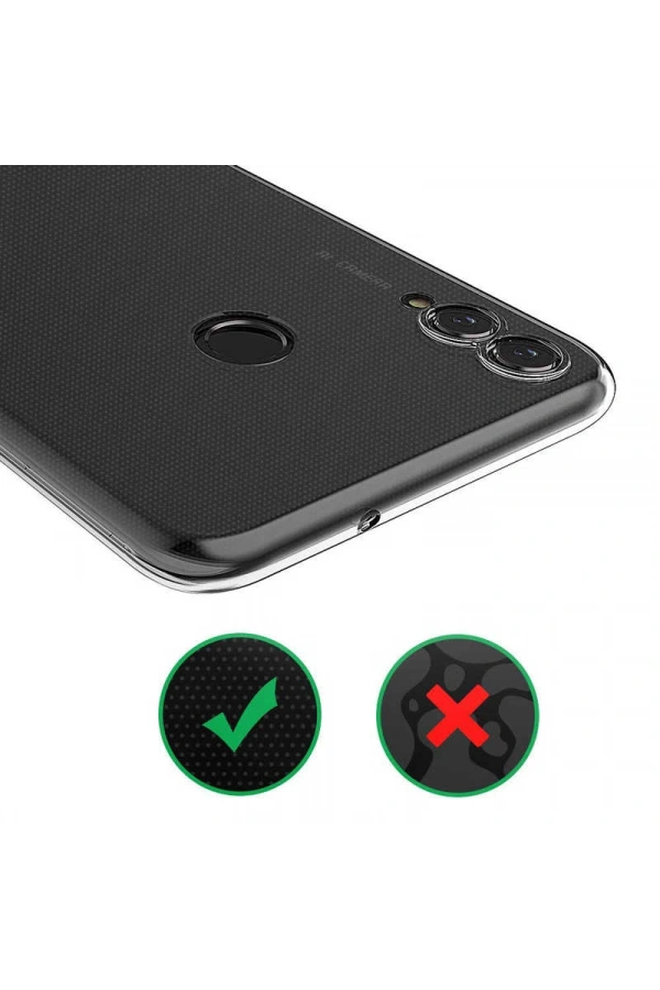Huawei Honor 8C Kılıf Zore Süper Silikon Kapak