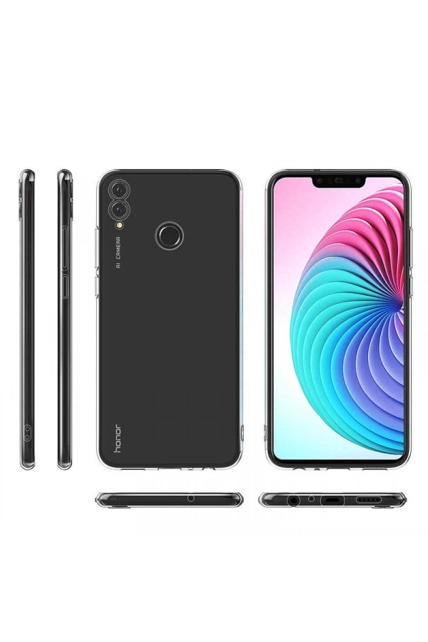 Huawei Honor 8C Kılıf Zore Süper Silikon Kapak