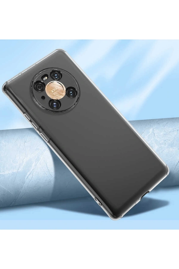 Huawei Mate 40 Pro Kılıf Zore Kamera Korumalı Süper Silikon Kapak