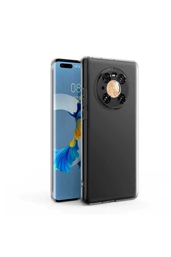 Huawei Mate 40 Pro Kılıf Zore Kamera Korumalı Süper Silikon Kapak