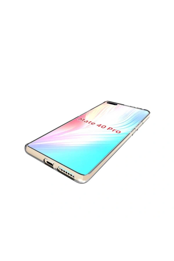 Huawei Mate 40 Pro Kılıf Zore Süper Silikon Kapak
