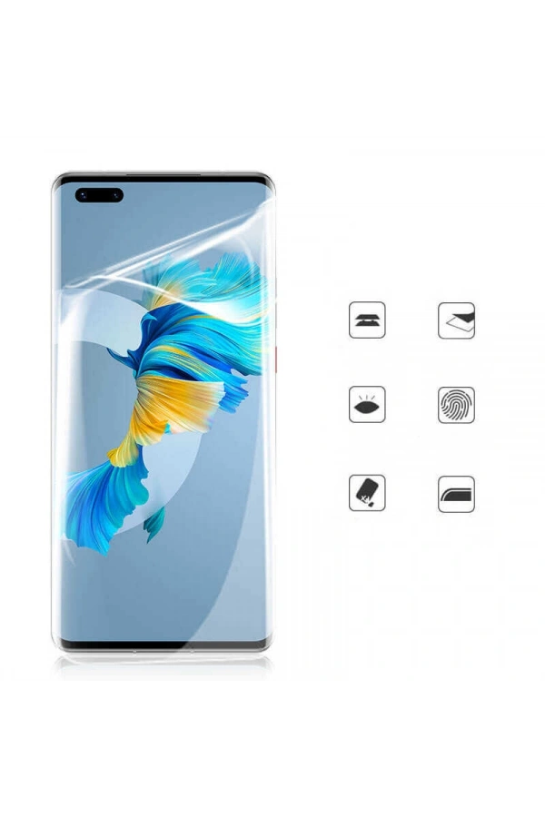 Huawei Mate 40 Pro Zore Süper Pet Ekran Koruyucu Jelatin