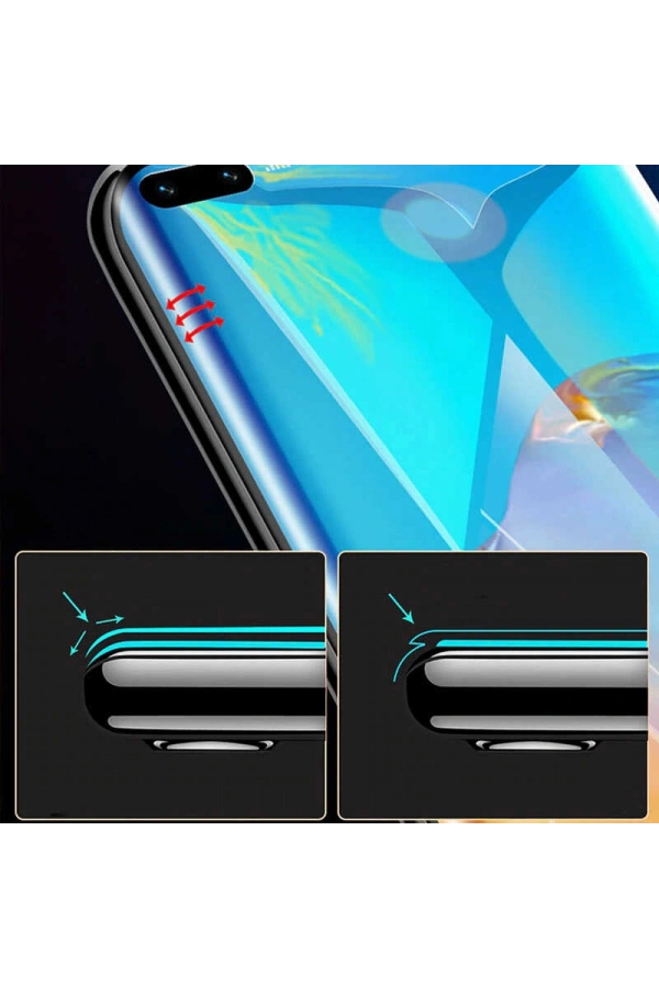 Huawei Mate 40 Pro Zore Süper Pet Ekran Koruyucu Jelatin