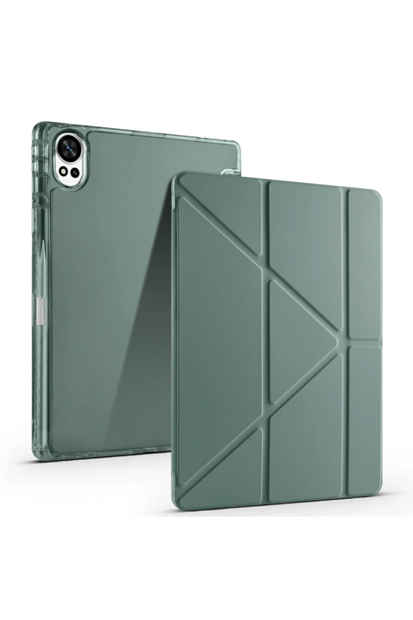 Huawei Matepad 12X Kılıf Zore Tri Folding Kalem Bölmeli Standlı Kılıf