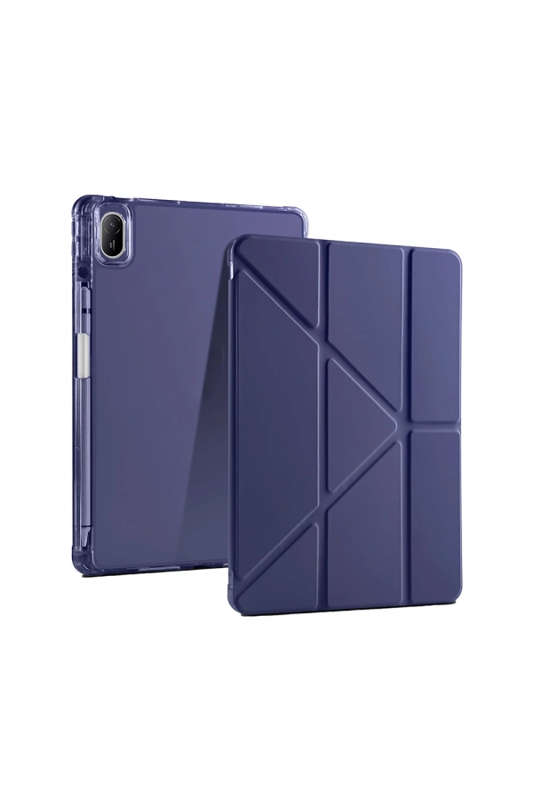 Huawei Matepad SE 11 Kılıf Zore Tri Folding Kalem Bölmeli Standlı Kılıf