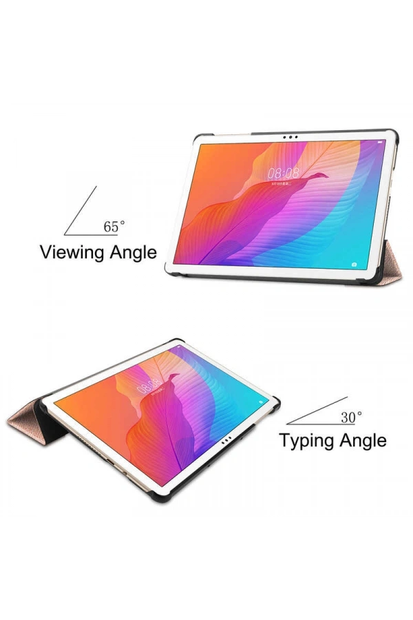 Huawei MatePad T10 Zore Smart Cover Standlı 1-1 Kılıf